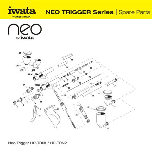 8. O-Ring needle packing/ nåle pakning HP-TRN1/TRN2 N 150 7